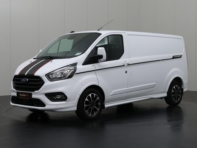 Ford TRANSIT CUSTOM 2.0TDCi 170PK Lang Automaat Sport | Leder | Leder | Multimedia | Camera | Trekhaak | Betimmering