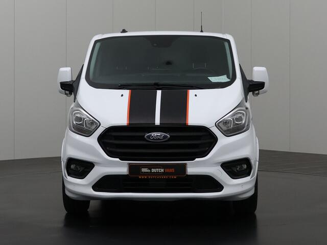 Ford TRANSIT CUSTOM 2.0TDCi 170PK Lang Automaat Sport | Leder | Leder | Multimedia | Camera | Trekhaak | Betimmering