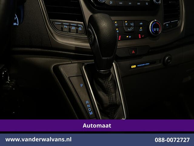 Ford TRANSIT CUSTOM 2.0 TDCI 131pk Automaat L2H1 Dubbele Cabine Euro6 Airco | 5-Zits | Camera | Navigatie | LED Apple Carplay, Android Auto, Adaptieve Cruisecontrol, Trekhaak, Stoelverwarming, Verwarmde voorruit, Parkeersensoren