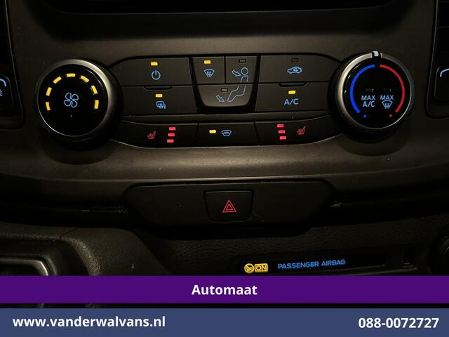 Ford TRANSIT CUSTOM 2.0 TDCI 131pk Automaat L2H1 Dubbele Cabine Euro6 Airco | 5-Zits | Camera | Navigatie | LED Apple Carplay, Android Auto, Adaptieve Cruisecontrol, Trekhaak, Stoelverwarming, Verwarmde voorruit, Parkeersensoren