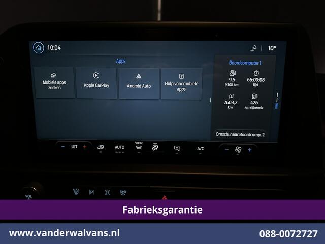 Ford TRANSIT CUSTOM 2.0 TDCI L1H1 Fabrieksgarantie Euro6 Airco | Camera | Apple Carplay | LED | Cruisecontrol Android Auto, Verwarmde voorruit, Parkeersensoren, Bijrijdersbank