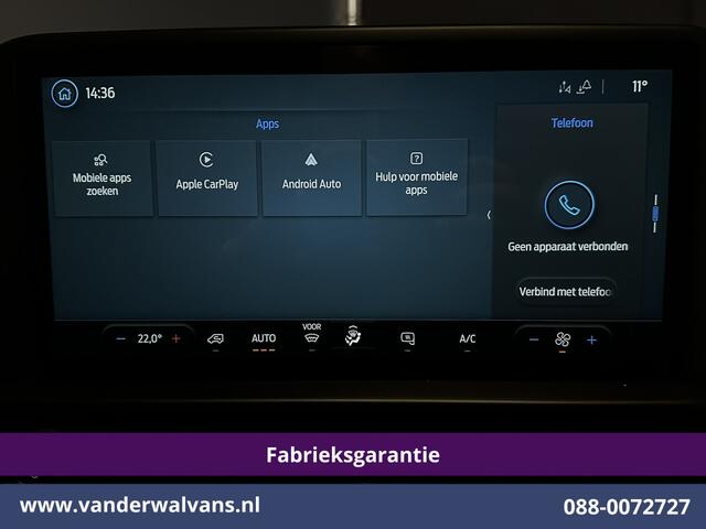 Ford TRANSIT CUSTOM 2.0 TDCI L2H1 Fabrieksgarantie Euro6 Airco | Camera | LED | Apple Carplay | Cruisecontrol Android Auto, Verwarmde voorruit, Parkeersensoren, Bijrijdersbank