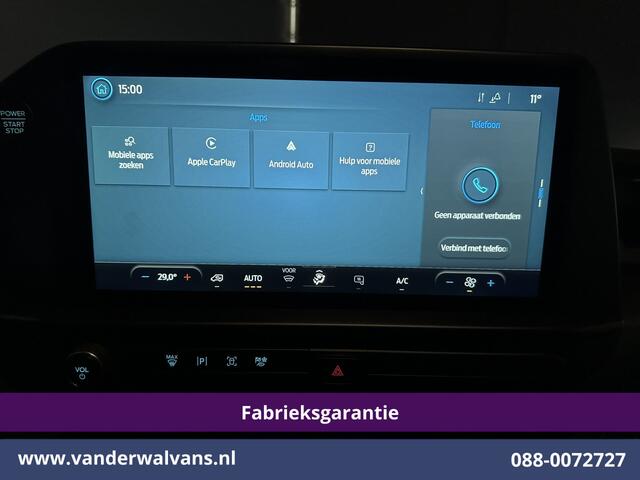 Ford TRANSIT CUSTOM 2.0 TDCI L2H1 Fabrieksgarantie Euro6 Airco | Camera | LED | Apple Carplay | Cruisecontrol Android Auto, Verwarmde voorruit, Parkeersensoren, Bijrijdersbank