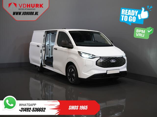 Ford TRANSIT CUSTOM E-Transit Trend 65 kWh 330 km WLTP LED/ Snellader/ 2.3t Trekverm./ Stoelverw./ Carplay/ Climate/ Camera/ PDC/ Cruise