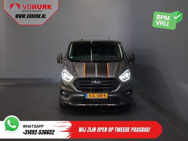 Ford TRANSIT CUSTOM 2.0 TDCI 185 pk L2 Sport DC Dubbel cabine/ NL Auto/ Bi-Xenon/ 2xSchuifdeur/ 2.8t Trekverm./ Carplay/ Stoelverw./ Airco/ Navi/ Cruise/ Camera/ LMV/ PDC