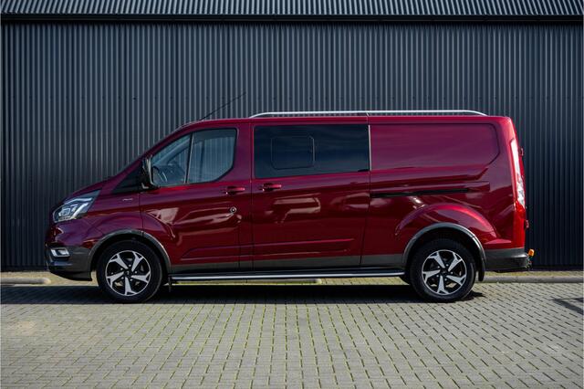 Ford TRANSIT CUSTOM 2.0 TDCI L2H1 | 170PK | Trail | DC 5-Persoons | Camera | Carplay | Lederen interieur