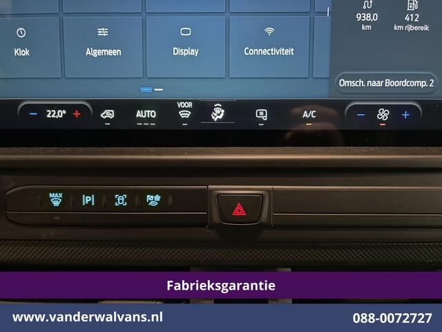 Ford TRANSIT CUSTOM 2.0 TDCI 136pk L2H1 Fabrieksgarantie Euro6 Airco | Camera | Apple Carplay | LED Cruisecontrol, Androids Auto, Verwarmde Voorruit, Parkeersensoren, Bijrijdersbank, 2800kg trekvermogen
