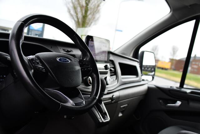 Ford TRANSIT CUSTOM 300 2.0 TDCI L1H1 DC PB Edition Camera, Cruise, Sensoren, Carplay, Automaat, Trekhaak, 130pk, multimedia, Uniek!