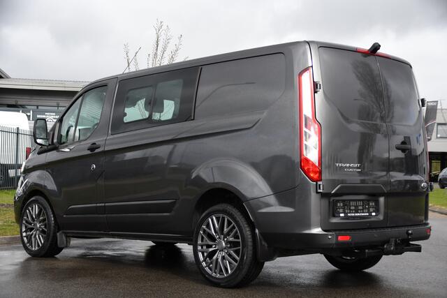 Ford TRANSIT CUSTOM 300 2.0 TDCI L1H1 DC PB Edition Camera, Cruise, Sensoren, Carplay, Automaat, Trekhaak, 130pk, multimedia, Uniek!
