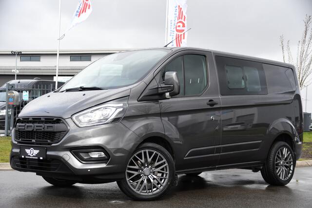 Ford TRANSIT CUSTOM 300 2.0 TDCI L1H1 DC PB Edition Camera, Cruise, Sensoren, Carplay, Automaat, Trekhaak, 130pk, multimedia, Uniek!