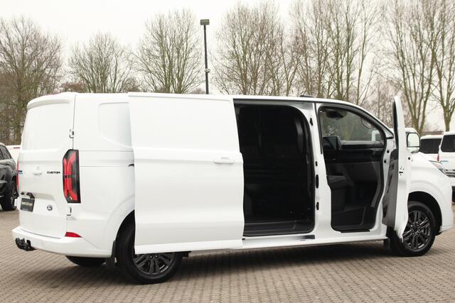Ford TRANSIT CUSTOM E-Transit 320 L2H1 Limited | 65kWh | 160kW/218pk | Trekhaak 2300kg | Pro-Power | Camera | Carplay/Android | Cruise | Lease 717,- p/m