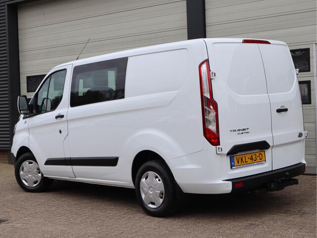Ford TRANSIT CUSTOM 280 2.0 TDCI 130pk Euro 6 - DC 5 Pers. - Trekhaak - Airco - Navi