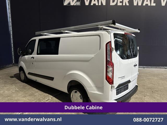Ford TRANSIT CUSTOM 2.0 TDCI 130pk L2H1 Dubbele Cabine Inrichting Euro6 Airco | 5-Zits | Imperiaal | LED | Cruisecontrol Stoelverwarming, Parkeersensoren