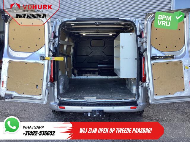 Ford TRANSIT CUSTOM Sport 2.0 TDCI Aut. 170 pk L2 DB-Riem VV/ Carplay/ Alarm III/ Stoelverw./ Navi/ Airco/ Camera/ Cruise/ PDC/ Trekhaak