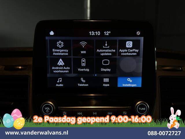 Ford TRANSIT CUSTOM 2.0 TDCI 130pk L2H1 Inrichting Euro6 Airco | 2800kg Trekhaak | Omvormer | Camera | Apple Carplay | LED Android Auto, Cruisecontrol, Stoelverwarming, Verwarmde voorruit, Parkeersensoren