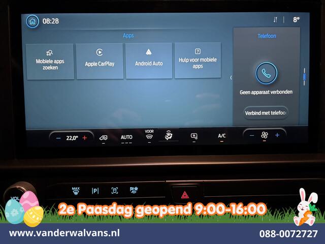 Ford TRANSIT CUSTOM 2.0 TDCI L1H1 Fabrieksgarantie Euro6 Airco | Camera | LED | Apple Carplay | Cruisecontrol Android Auto, Parkeersensoren, Verwarmde voorruit, Bijrijdersbank