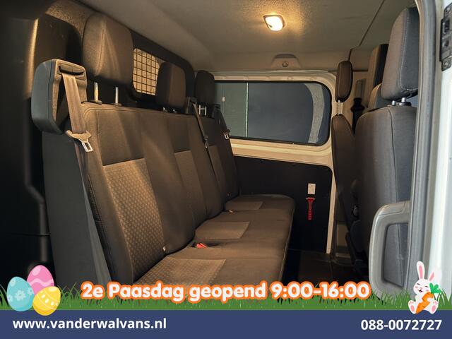 Ford TRANSIT CUSTOM 2.0 TDCI 130pk L2H1 Dubbele Cabine Euro6 Airco | 6-Zits | LED | Cruisecontrol | Trekhaak Parkeersensoren, Verwarmde voorruit