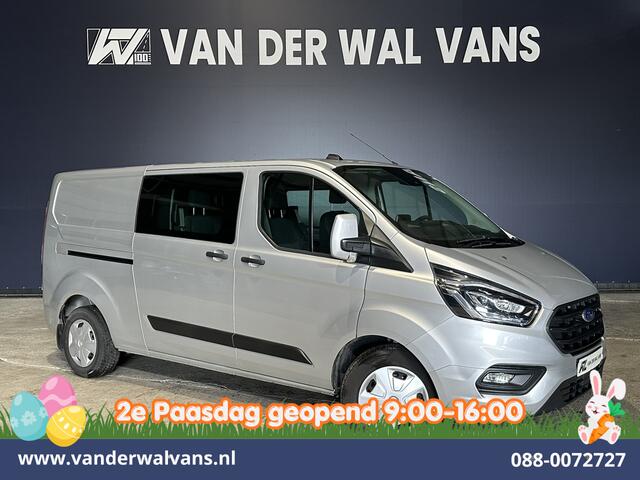 Ford TRANSIT CUSTOM 2.0 TDCI 170pk Automaat L2H1 Dubbele Cabine Euro6 Airco | 5-Zits | Camera | Navigatie | Apple Carplay | LED Android Auto, Stoelverwarming, Verwarmde voorruit, Parkeersensoren, Trekhaak