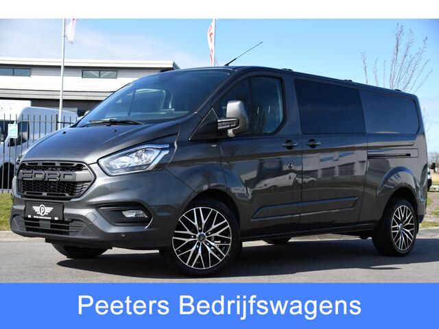 Ford TRANSIT CUSTOM 300 2.0 TDCI L2H1 Limited DC PB Edition Camera, Cruise, Carplay, 170pk, 2 x Schuifdeur, LED, Automaat, Stoelverwarming, Sensoren, Uniek!