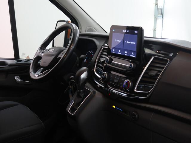 Ford TRANSIT CUSTOM 300 | 2.0 TDCI | AUT. | L2 H1 | LIMITED | NL AUTO | DEALER ONDERHOUDEN | STOELVERWARMING | CRUISE CONTROL | AIRCO | PARKEERSENSOREN | METALLIC | ORANGE GLOW