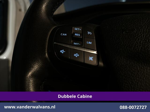 Ford TRANSIT CUSTOM 2.0 TDCI 130pk L2H1 Dubbele Cabine Euro6 Airco | 5-Zits | Navigatie | Apple Carplay | LED | Cruisecontrol Android Auto, Stoelverwarming, Parkeersensoren, Achterklep