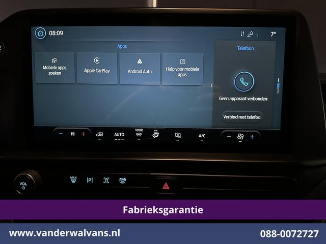 Ford TRANSIT CUSTOM 2.0 TDCI 111pk L1H1 Fabrieksgarantie Euro6 Airco | Camera | LED | Apple Carplay | Cruisecontrol Android Auto, Verwarmde voorruit, Parkeersensoren, Bijrijdersbank