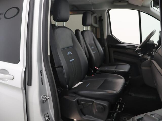 Ford TRANSIT CUSTOM 320 2.0 TDCI | L2 H1 | Active | Dubbele Cabine | Schuifdeur L + R | Trekhaak | LM Velgen | Treeplanken | 5-zits | Parkeercamera | Navigatie