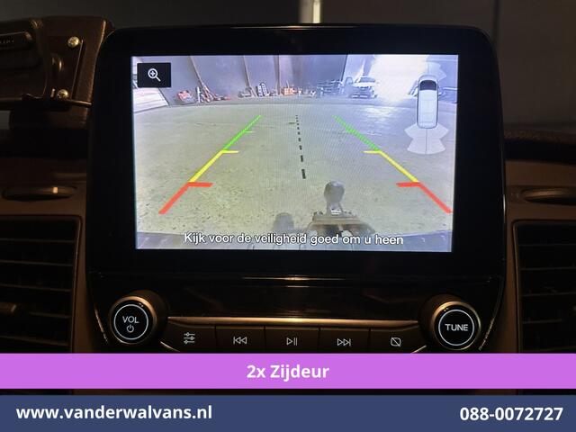 Ford TRANSIT CUSTOM 2.0 TDCI 130pk L1H1 Euro6 Airco | 2x zijdeur | Camera | Apple Carplay | LED | 2500kg Trekhaak Android Auto, Cruisecontrol, Verwarmde voorruit, Parkeersensoren, Bijrijdersbank