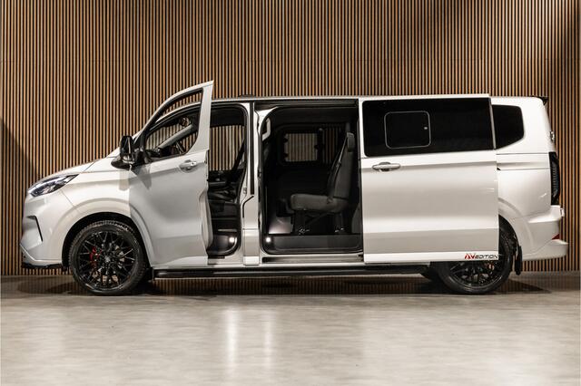 Ford TRANSIT CUSTOM 300 2.0 TDCI L2H1 Limited DC | BPM VRIJ | Dubbel Cabine | Elec schuifdeuren | ACC | Blind Spot | 360 Camera | CarPlay | Navigatie | Stoelverwarming | 5-Zitter | BPM Vrij