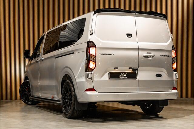Ford TRANSIT CUSTOM 300 2.0 TDCI L2H1 Limited DC | BPM VRIJ | Dubbel Cabine | Elec schuifdeuren | ACC | Blind Spot | 360 Camera | CarPlay | Navigatie | Stoelverwarming | 5-Zitter | BPM Vrij