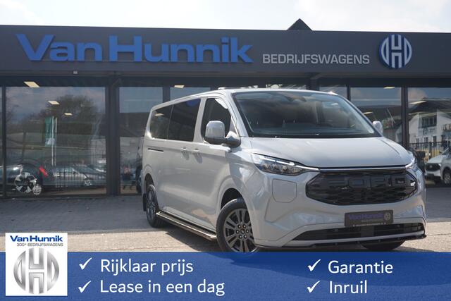Ford TRANSIT CUSTOM 320L 2.5 PHEV 233PK Dubbel Cabine JWR Edition PRIJS INCL. BPM !! 13" Navi, Adap. Cruise, Camera, 18" LM, Trekhaak!! NR. HYBDCG