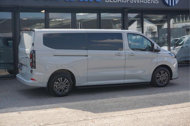 Ford TRANSIT CUSTOM 320L 2.5 PHEV 233PK Dubbel Cabine JWR Edition PRIJS INCL. BPM !! 13" Navi, Adap. Cruise, Camera, 18" LM, Trekhaak!! NR. HYBDCG