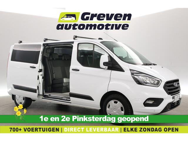 Ford TRANSIT CUSTOM 2.0 Ecoblue L2H1 | DC | 6 Zits | Aut. | Airco | Cruise | Camera | Trekhaak | Carplay | 2xSchuifdeur