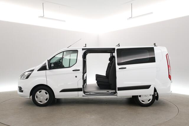Ford TRANSIT CUSTOM 2.0 Ecoblue L2H1 | DC | 6 Zits | Aut. | Airco | Cruise | Camera | Trekhaak | Carplay | 2xSchuifdeur