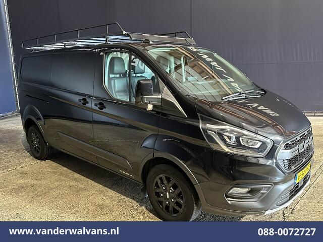 Ford TRANSIT CUSTOM 2.0 TDCI 131pk L2H1 Trail Edition Euro6 Airco | Imperiaal | Camera | Navigatie | 2800kg Trekhaak | LED Apple Carplay, Cruisecontrol, Stoelverwarming, Verwarmde voorruit, Leder, LM velgen, Parkeersensoren, Bijrijdersbank