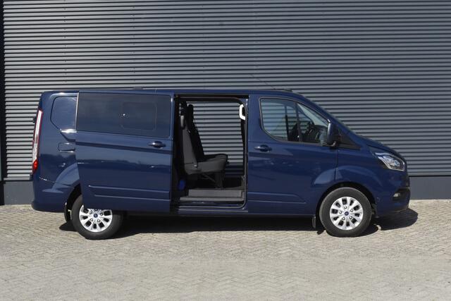 Ford TRANSIT CUSTOM 320 2.0 TDCI L2H1 Limited DC 2x ZIJDEUR - CARPLAY - KLIMA - CRUISE - PDC V+A