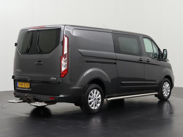 Ford TRANSIT CUSTOM 2.0TDCI 130PK Lang Limited | 2800Kg Trekhaak | Navigatie | Camera | Airco | Cruise | 3-Zits