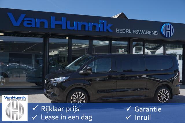 Ford TRANSIT CUSTOM Tourneo 340L 2.5 PHEV 233PK Titanium X PRIJS INCL. BPM Luxe 8 Zits, Leder, 19" LM, B&O, Pano, Elec. Schuifdeur, Trekhaak!! NR. TR2