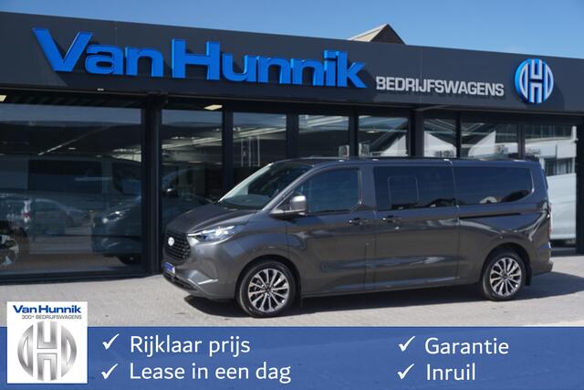 Ford TRANSIT CUSTOM Tourneo 340L 2.5 PHEV 233PK Titanium X PRIJS INCL. BPM Luxe 8 Zits, Leder, 19" LM, B&O, Elek. Schuifeur, Pano, Trekhaak!! NR. TR7