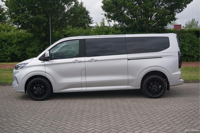Ford TRANSIT CUSTOM Tourneo 340L 2.5 PHEV 233PK Dubbel Cabine PRIJS INCL. BPM Leder, 19" LM, B&O, Pano, Elec. Schuifdeur, Trekhaak!! NR. TR9