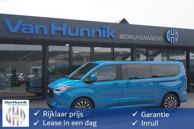Ford TRANSIT CUSTOM Tourneo 340L 2.5 PHEV 233PK Titanium X PRIJS INCL. BPM Luxe 8 Zits, Leder, 19" LM, B&O, Elek. Schuifeur, Pano, Trekhaak!! NR. TR9