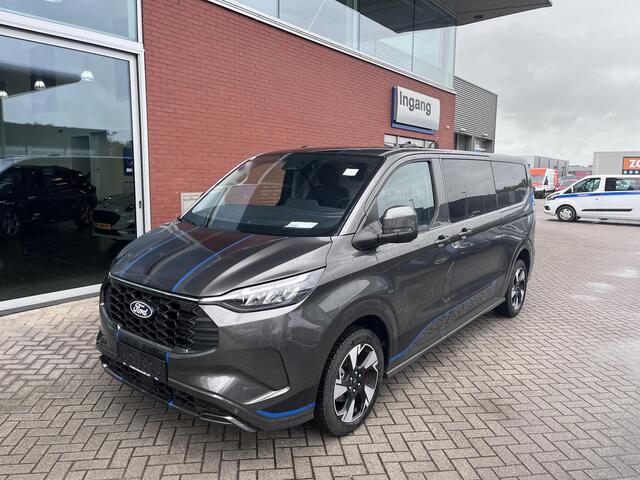 Ford TRANSIT CUSTOM 320 2.5 PHEV L2H1 Sport DC 233pk Incl BTW en BPM | Dubbele Cabine | Stoelverwarming | Achteruitrijcamera | Achterklep