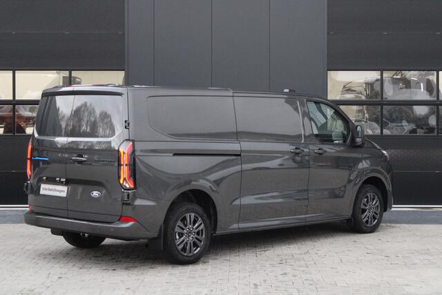 Ford TRANSIT CUSTOM E-Transit 340 L2H1 Limited 71 kWh 218pk - LED - 360 Camera - B&O - ACC - Navi - Stoel/Stuurverwarming - Trekhaak - Rijklaar