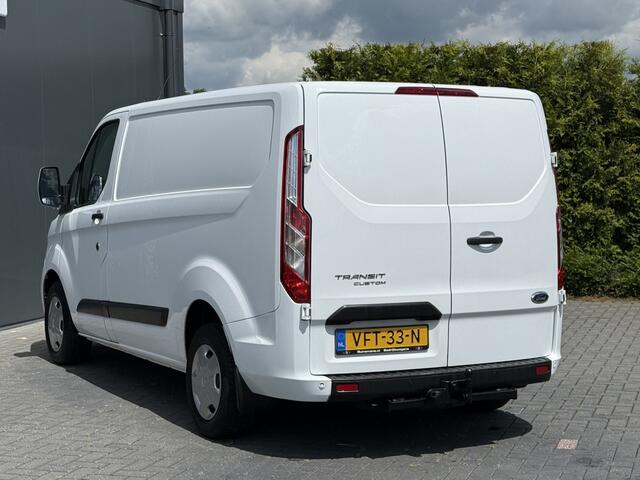Ford TRANSIT CUSTOM 2.0 TDCI E6 / L1H1 / 1e EIG. / INRICHTING / 2.5 TONS TREKHAAK / 3-ZITS / AIRCO / CRUISE / LED