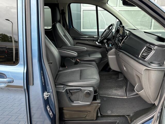Ford TRANSIT CUSTOM Sport 2.0 TDCI 185PK Lang Dubbelcabine/ 2x schuifdeur / LED / Stoelverwarming / Navi / Carplay / Cruise / Airco / Camera / PDC /
