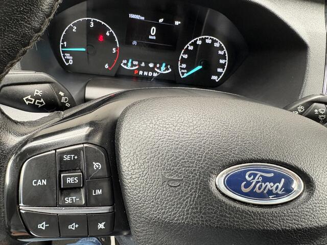 Ford TRANSIT CUSTOM 320 2.0 TDCI L2H1 Platinum Edition DC Automaat Achteruitrijcamera - Parkeersensoren - Navigatie - Airco - Dodehoek detector - Cruise control - Licht metalen velgen 16 inch - Lederen bekleding - Radio - Bluetooth - Dubbele cabine - Tussens - Mistlampen voo