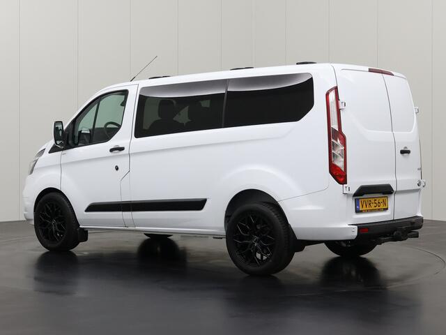 Ford TRANSIT CUSTOM 2.0TDCI 130PK Dubbele Cabine | 6-Persoons | Navigatie | Camera | Airco | Cruise | Trekhaak