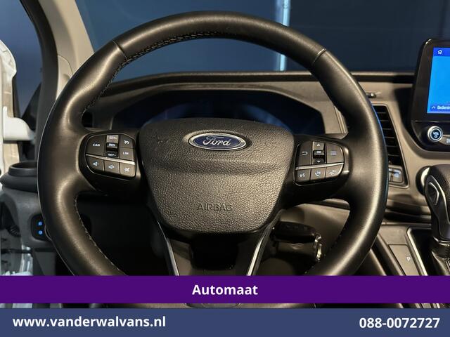 Ford TRANSIT CUSTOM 2.0 TDCI 130pk Automaat L1H1 Euro6 Airco | Camera | LED | Navigatie | Cruisecontrol Verwarmde Voorruit, Parkeersensoren, Bijrijdersbank