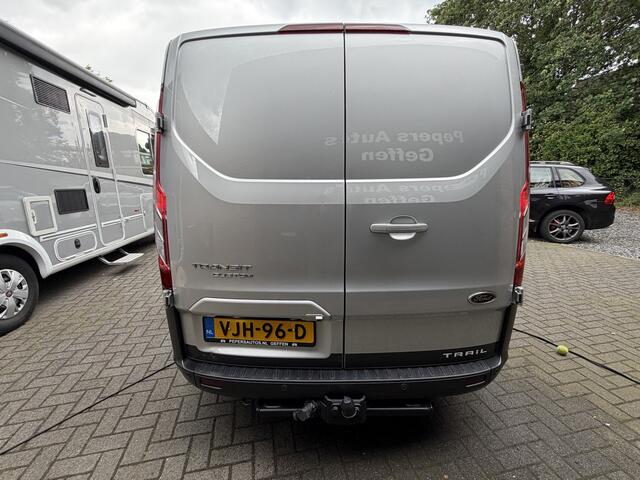 Ford TRANSIT CUSTOM 300 2.0 TDCI L1H1 Trail Navi. Leer. Sportvelgen. cruise contr . Trekhaak . 130 PK