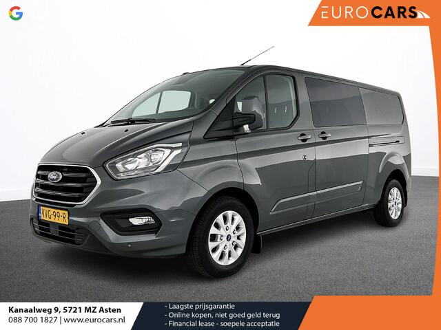 Ford TRANSIT CUSTOM 300 2.0 TDCI L2H1 Limited Dubbele Cabine Navigatie Airco 2 Schuifdeuren Trekhaak Parkeersensoren Apple Carplay Android auto DAB